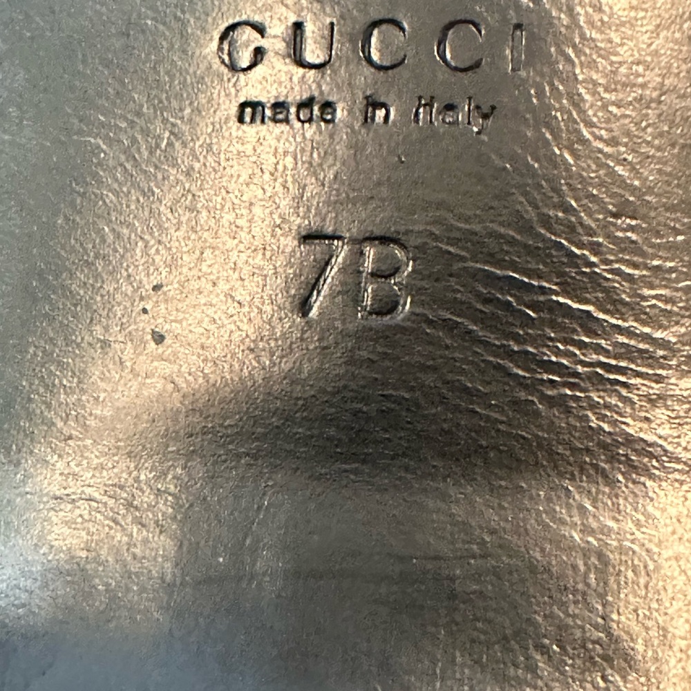 Gucci Black and Silver Sandals - Picture 3 of 10